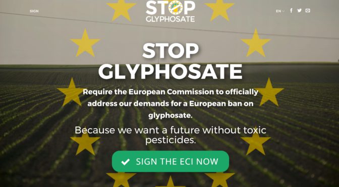 Iniciativa cidadã pela proibição do uso de glifosato na Europa