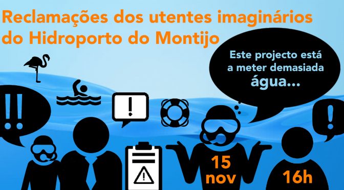 Sexta feira (15/11) juntem-se à revolta de utentes do Hidroporto do Montijo!